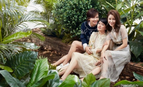 Ruby Lin, Liu Tao, Gigi Leung для Grazia April 2016