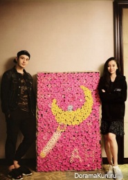 Huang Xiaoming, Angelababy для Cet Fans May 2016