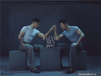 Jacky Heung, Huang Xiaoming для Harper’s Bazaar June 2016