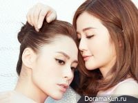 Charlene Choi, Gillian Chung (Twins) Street style photoshoot Extra August 2016