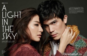 Sunny Suwanmetanon, Mew Nittha Jirayungyurn для Hamburger November 2016