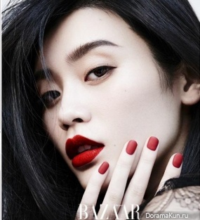 Xi Mengyao для Harper’s Bazaar January 2017