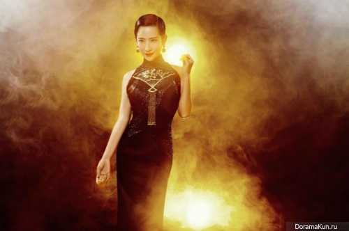 Guo Ketong Photo shoot cheongsam January 2017