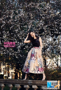 Zhang Tian Ai для Trends Health April 2017