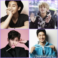Park Seo Joon/ V /Park Hyung Sik/ Choi Woo Shik/ Peakboy
