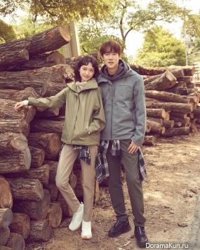 Yoo Yeon Seok, Han Ji Hyun для Eddie Bauer