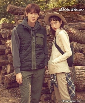Yoo Yeon Seok, Han Ji Hyun для Eddie Bauer
