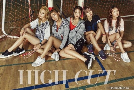 4Minute для HIGH CUT August 2015
