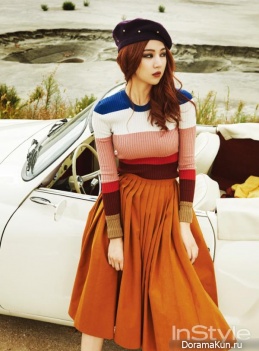Ha Yun Joo для InStyle October 2015
