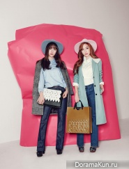 Jessica, f(x) Krystal для Lapalette 2014 CF