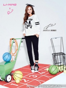 Jessica для Li-Ning 2015 Fall/Winter