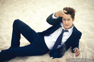 Kang Ji Hwan для SURE August 2014