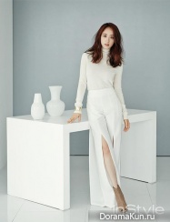 Kim Min Jung для InStyle August 2014