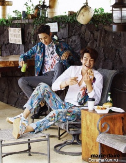 Lee Soo Hyuk, Kim Young Kwang для Marie Claire April 2015