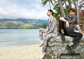 Lee Soo Hyuk, Kim Young Kwang для Marie Claire April 2015