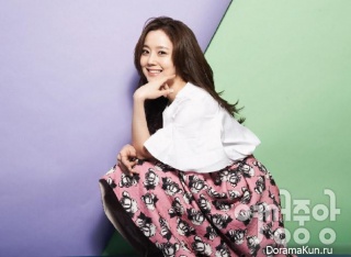 Moon Chae Won для Lady Joongang February 2015