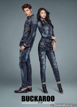 AOA (Seolhyun), N.Flying (Seunghyub) для Buckaroo Jeans 2015 CF