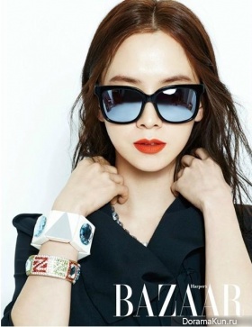 Song Ji Hyo для Harper’s Bazaar April 2015