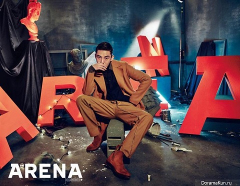 Yoo Ah In, Lee Seo Jin, Hyungsik (ZE:A), Beenzino для Arena Homme Plus January 2016