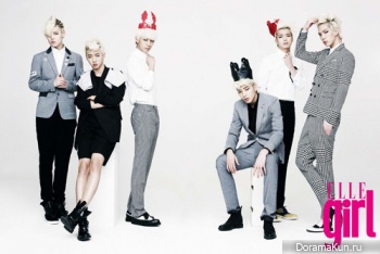 B.A.P. для Elle Girl Korea April 2012