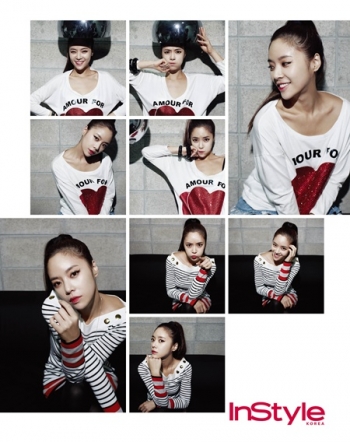 Hwang Jung Eum для InStyle Korea March 2010