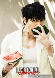 Jung Woo Sung для L’Officiel Hommes Korea July 2013