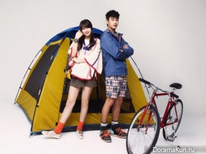Kim Soo Hyun, Suzy для Bean Pole Outdoor SS2013 Ads