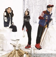 Lee Min Ki и др. для UNIONBAY Winter 2012 Ads