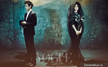 Lee Seon Kyun & Kim Min Hee для Vogue 2012