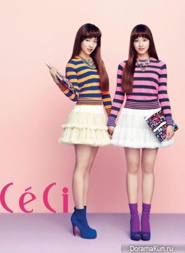 Park Shin Hye, Park Se Young для CeCi February 2013