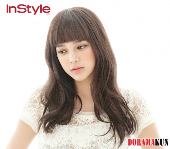 Park Si Yeon для InStyle October 2010