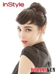 Park Si Yeon для InStyle October 2010