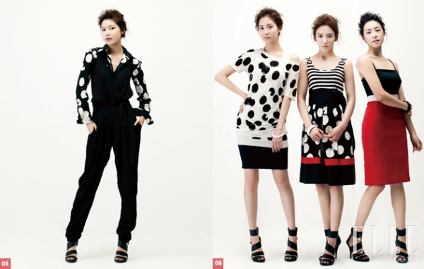 SNSD для Elle Korea April 2010