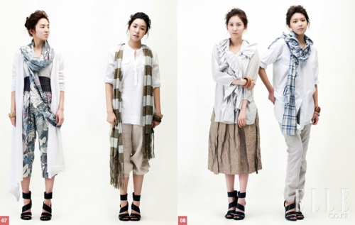SNSD для Elle Korea April 2010