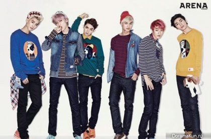 Teen Top для Arena Homme Plus October 2013