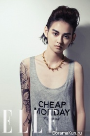 Woo Ri для Elle Korea September 2011