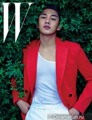 Yoo Ah In для W Korea July 2014