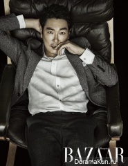 Ahn Sung Ki, Kwon Yul, Cho Jin Woong для Harper’s Bazaar July 2016