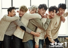 B.A.P для @Star1 January 2016