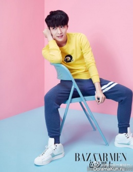 Lay (EXO) для Harper’s Bazaar January 2016