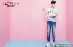 Lay (EXO) для Harper’s Bazaar January 2016