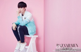 Lay (EXO) для Harper’s Bazaar January 2016