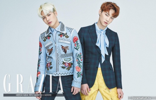 GOT7 (JB, Jackson) для Grazia February 2016