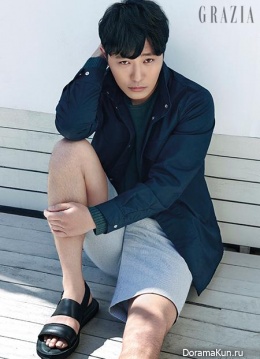 Jin Goo, Kim Ji Won для Grazia April 2016 Extra