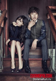 Kwak Si Yang, Kim So Yeon для Cosmopolitan January 2016