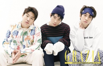 Ahn Jae Hong, Kim Dong Young, Ryu Duk Hwan для Grazia April 2016