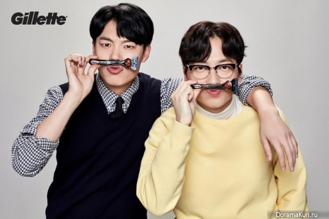 Lee Dong Hwi, Ryu Jun Yeol для Gillette 2016 CF