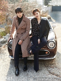 Yoo Yeon Seok, Moon Chae Won для Vogue January 2016