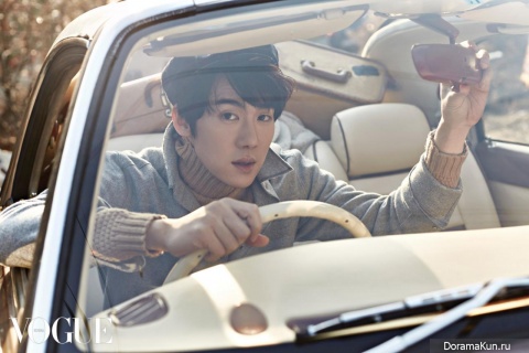 Yoo Yeon Seok, Moon Chae Won для Vogue January 2016