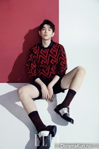 Yoon Kyun Sang для Elle July 2016